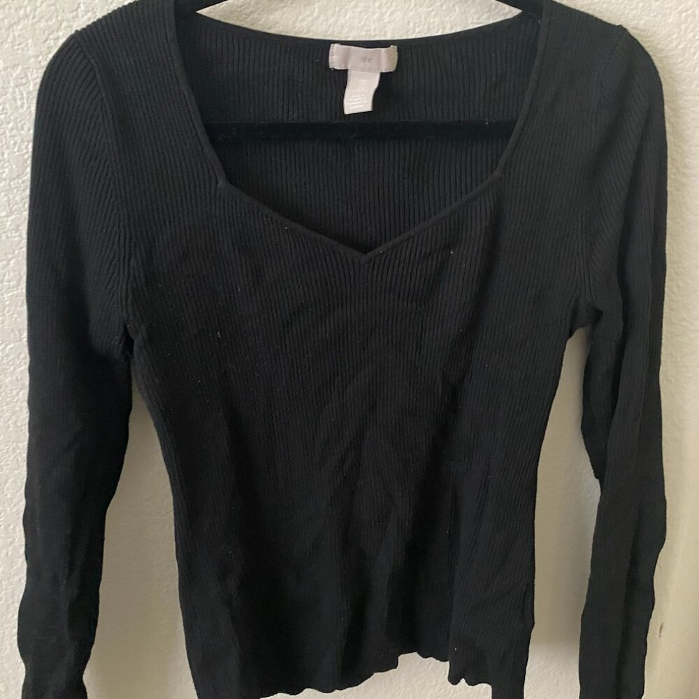 H&M black sweater
